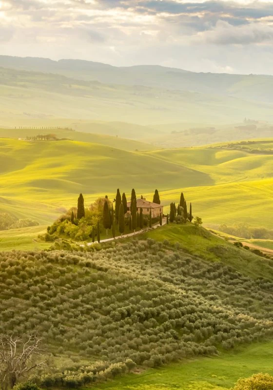 Poster Toskana, Italien Landschaft, 70x100cm groß
