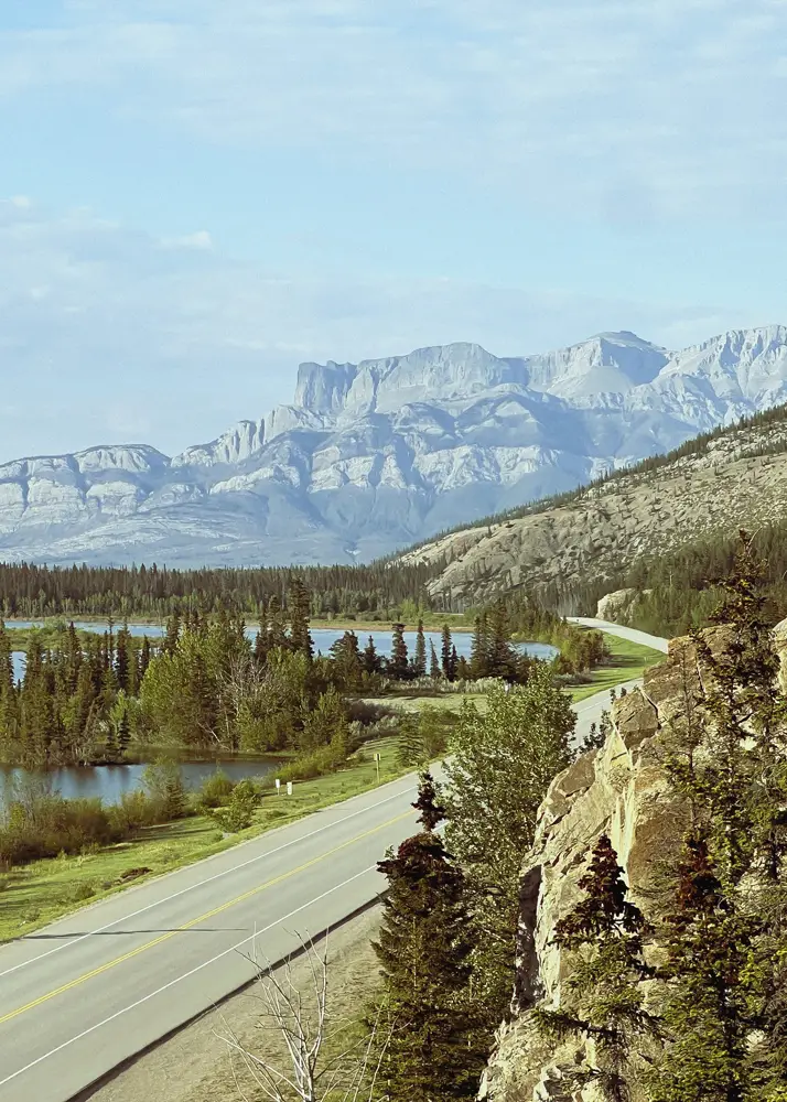 Poster 50x70cm Trans Canada Highway Flüsse & Seen