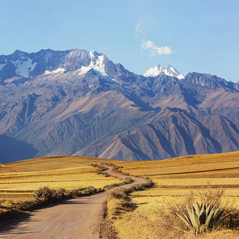 Berge & Gebirge Peruvian pampa, Peru als Alu-Dibond Bild 50x50cm