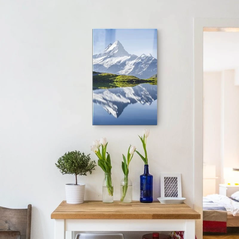 Berge & Gebirge im Hochformat, 100x150cm Bachalpsee Schweiz als XXL Acrylglasverbund Bild