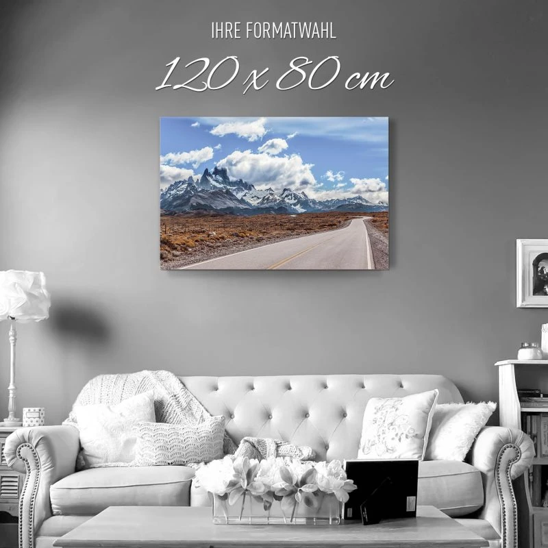 Berge & Gebirge Fitz Roy als Alu-Dibond Bild 120x80cm