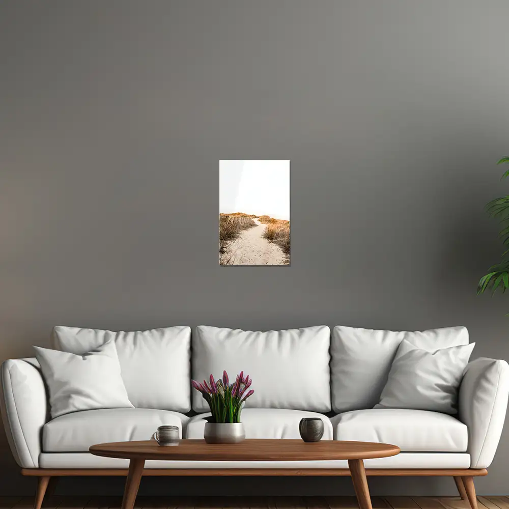 Poster 40x60cm im Hochformat, Seegras Feeling Strand & Meer