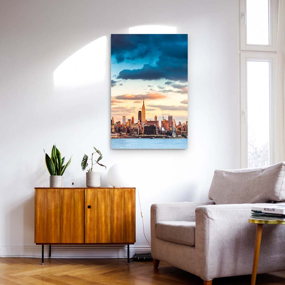 Poster Panorama von New York Skyline, 100x75cm groß