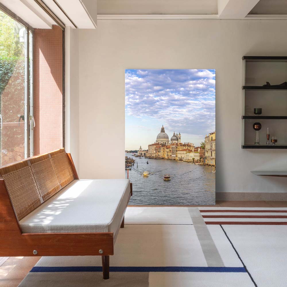 Leinwandbild Hochformat XXL 100x150cm, Skyline Canal Grande in Venedig
