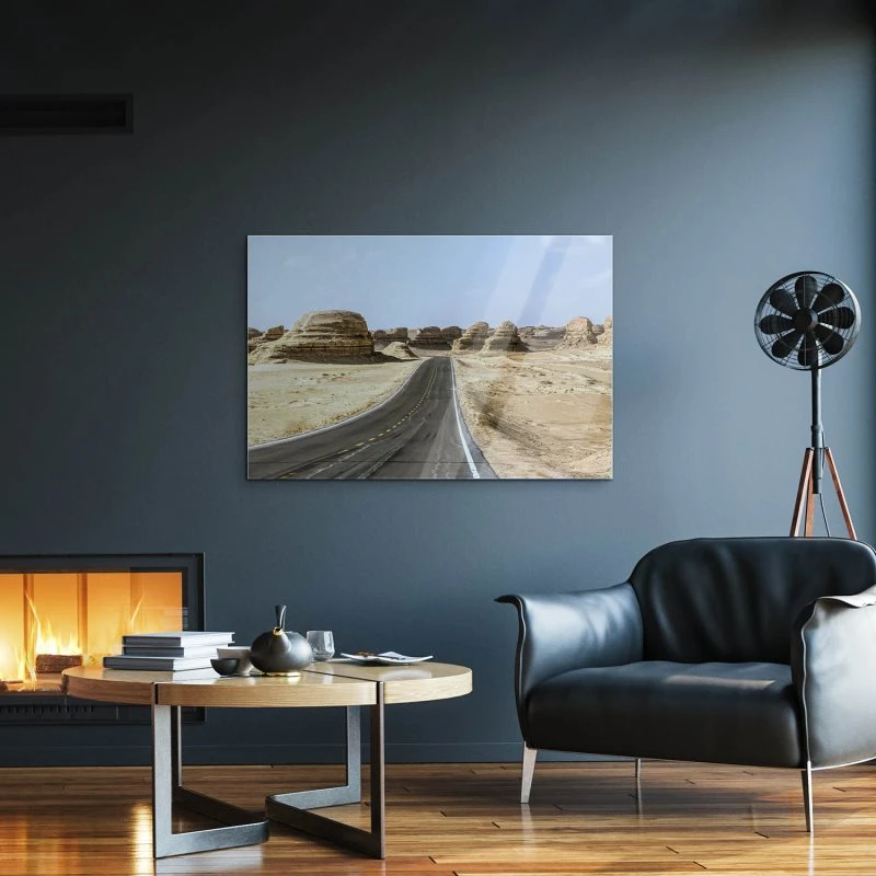 Berge & Gebirge Wüste Gobi als Acrylglas Bild 120x60cm