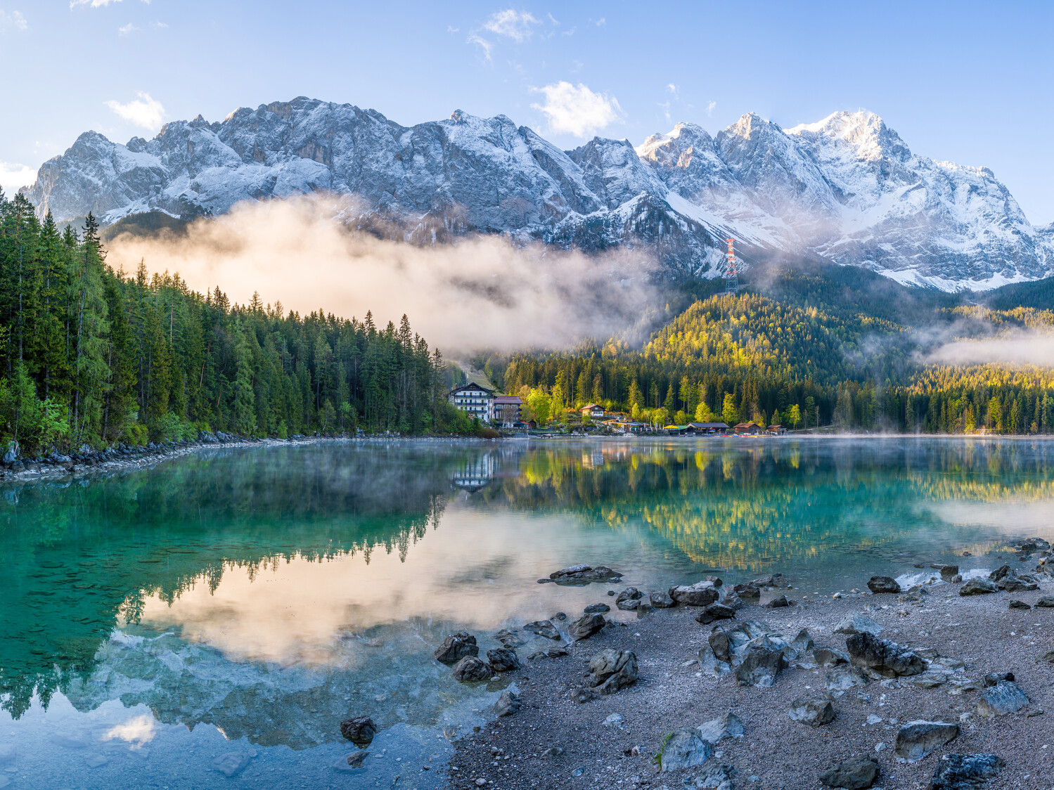 Eibsee mit Zugspitze Alpen