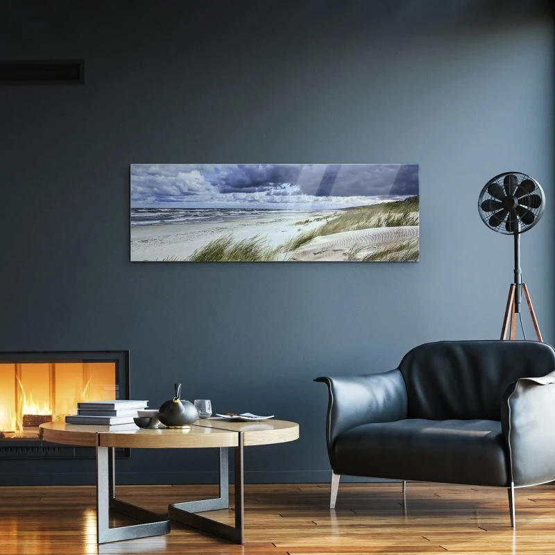 Acrylglasbild 150x50cm groß Strand & Meer Ostsee Strand Polen