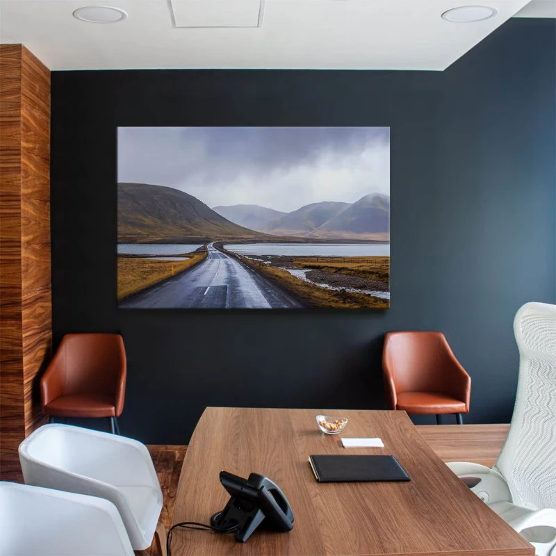 Berge & Gebirge Halbinsel Snæfellsnes Island als Keilrahmenbild 200x150cm