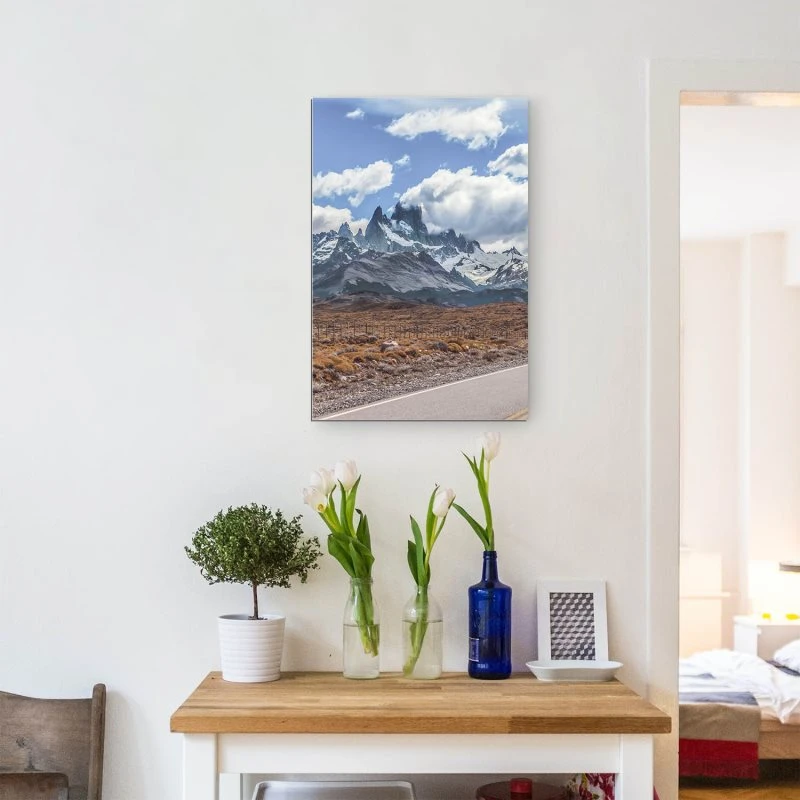 Alu-Dibond Bild im Hochformat, Berge & Gebirge Fitz Roy 60x90cm