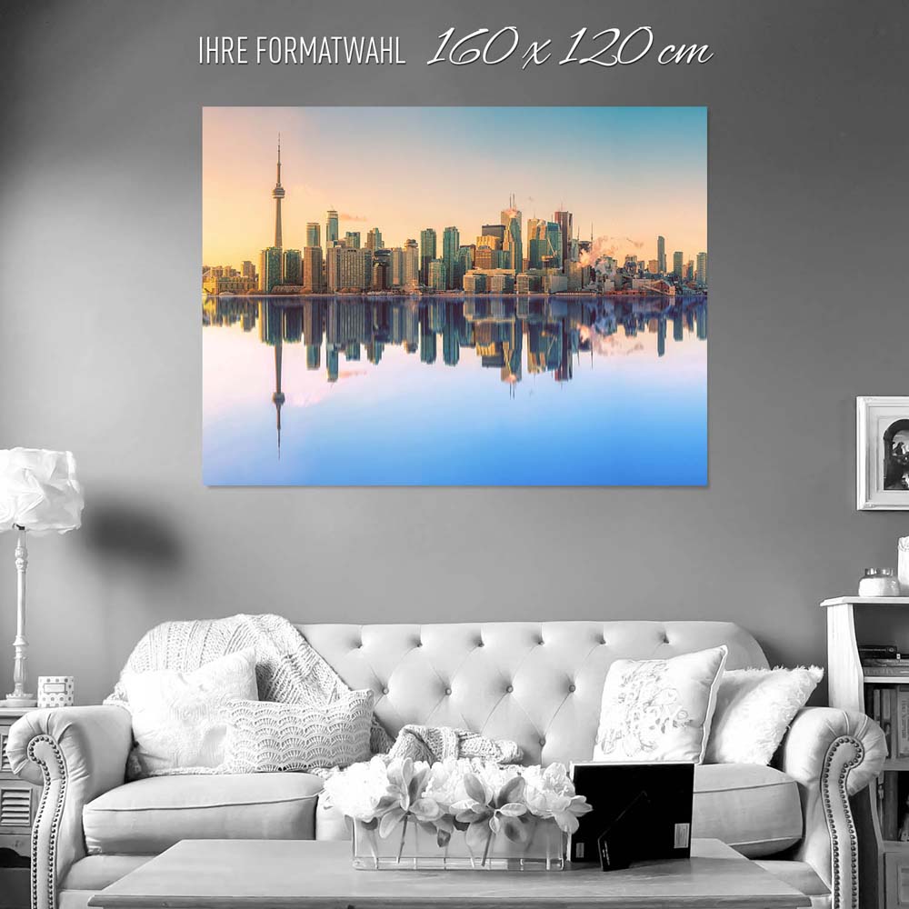 Skyline Toronto, Kanada als Poster 160x120cm