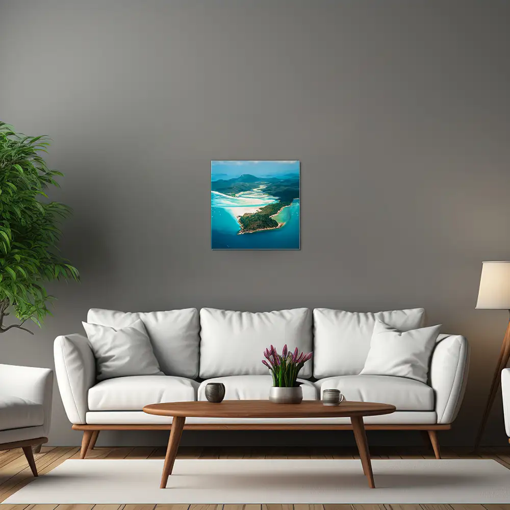 Strand & Meer Panorama Australien als Alu-Dibond Bild 50x50cm