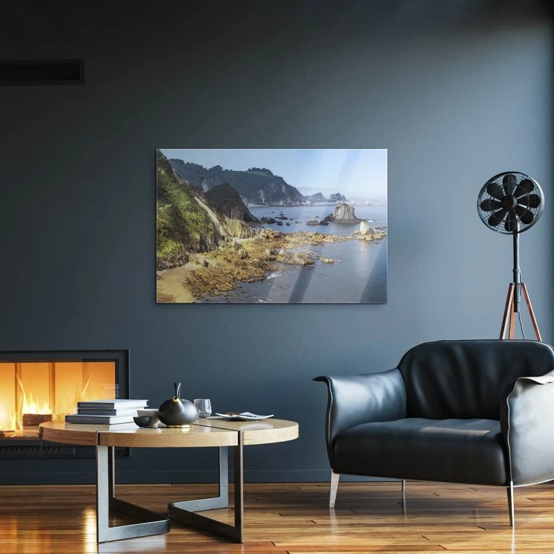 Strand & Meer Silence Beach als Acrylglas Bild 120x60cm