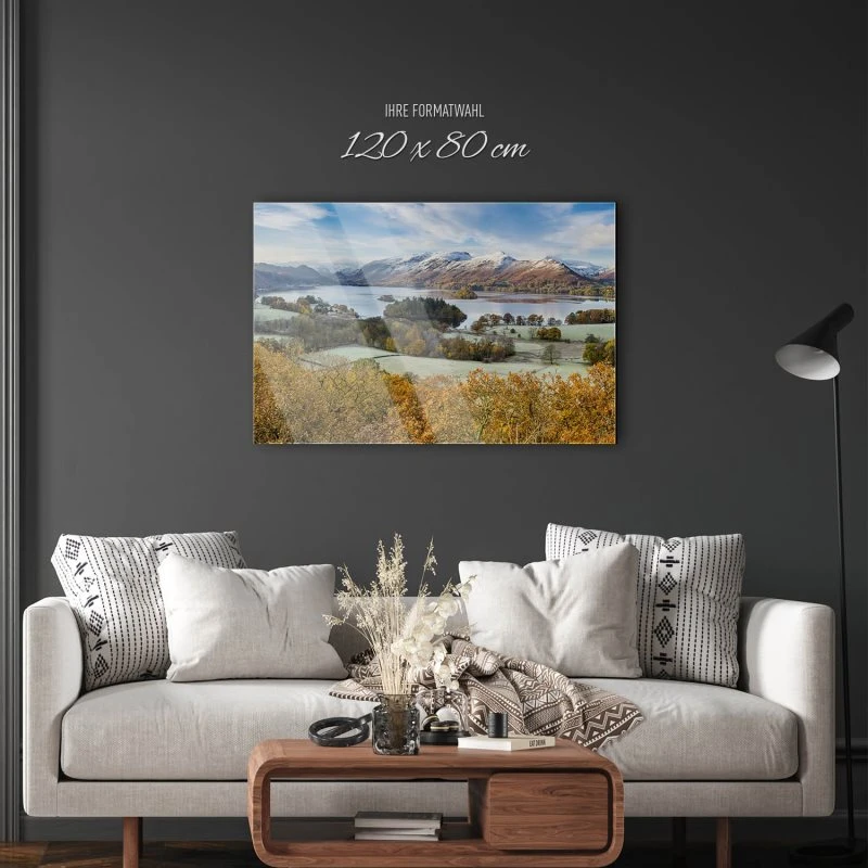 Berge & Gebirge Derwent Water England als Acrylglas Bild 120x80cm