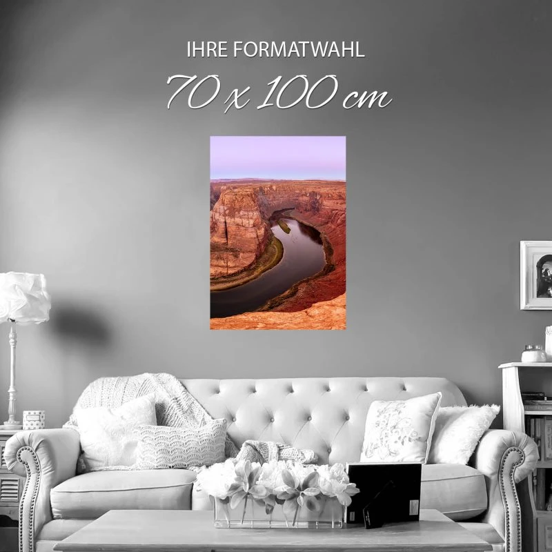 Poster Horseshoe Bend Arizona USA Flüsse & Seen, 70x100cm groß