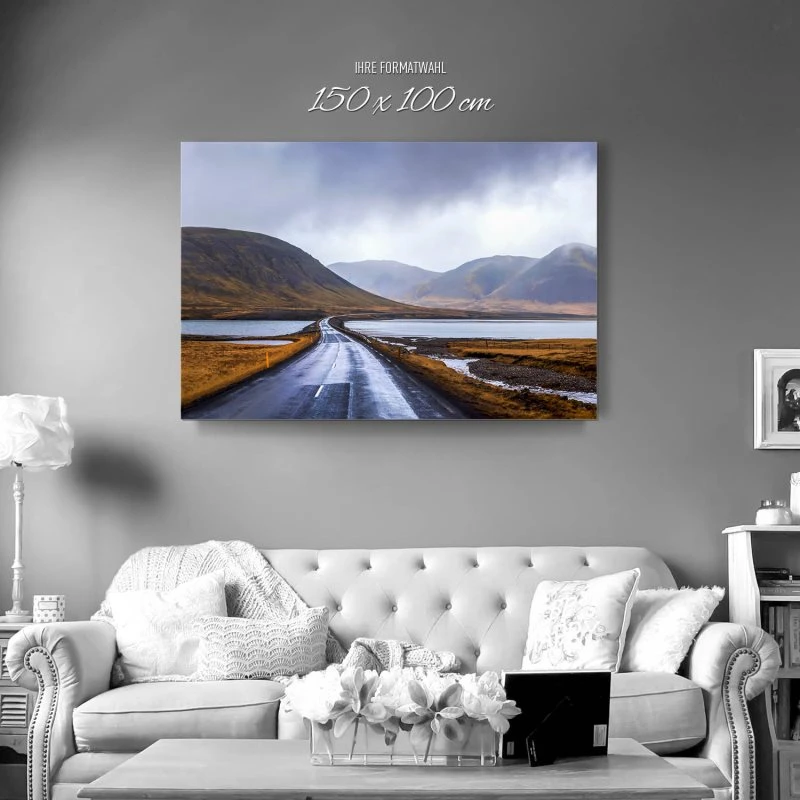 Berge & Gebirge Halbinsel Snæfellsnes Island als XXL Alu-Dibond Bild 150x100cm