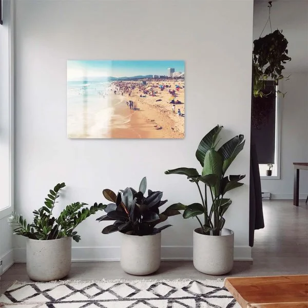 Panorama Acrylglasbild 180x90cm Strand & Meer Santa Monica Beach Los Angeles