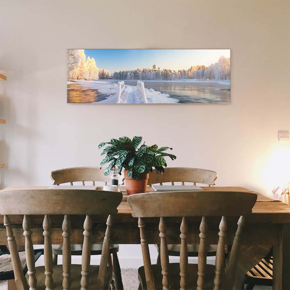 Leinwandbild 120x60cm Flüsse & Seen, pajakka river, Finnland