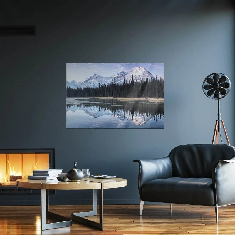 XXL Poster 200x150cm Berge & Gebirge Rocky Mountains Kanada