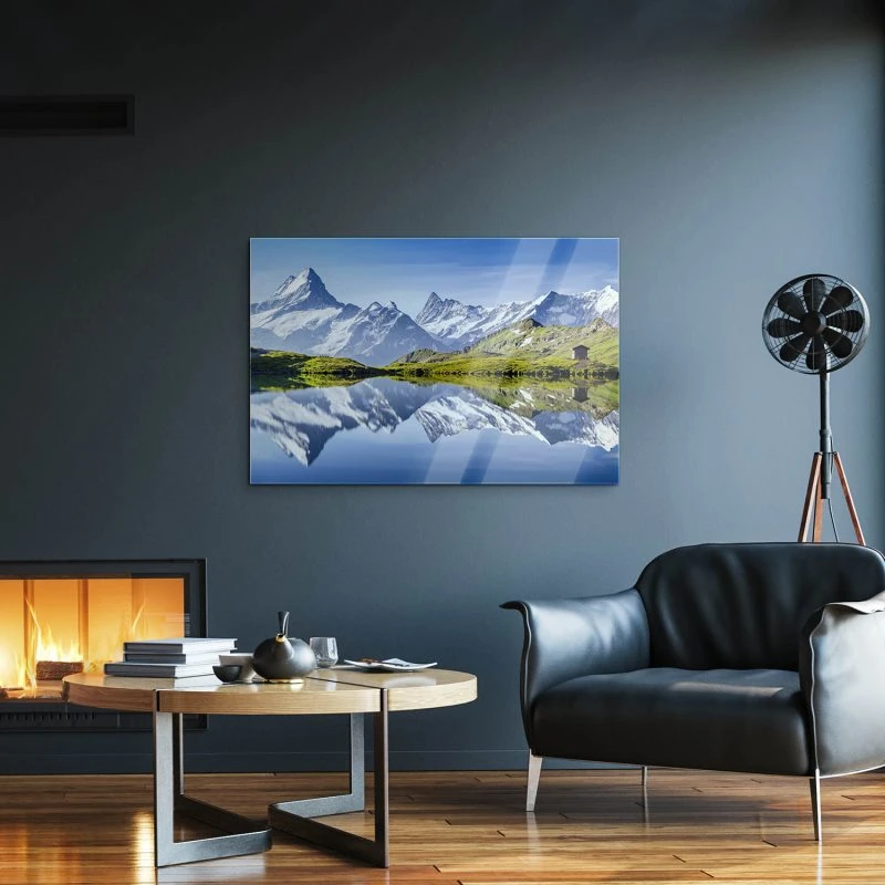 Berge & Gebirge Bachalpsee Schweiz als Acrylglasverbund Bild 120x60cm
