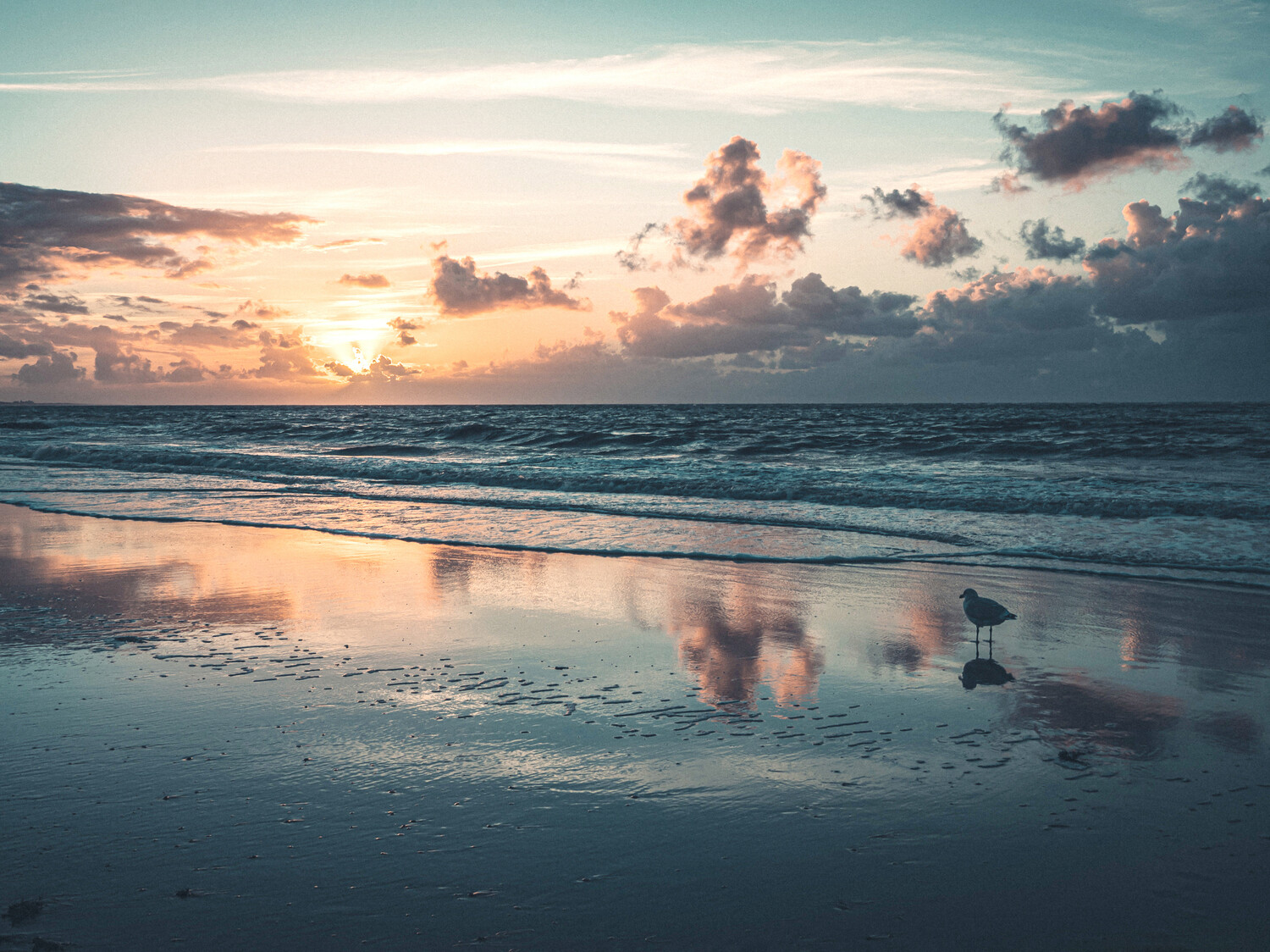 Sonnenuntergang Nordsee