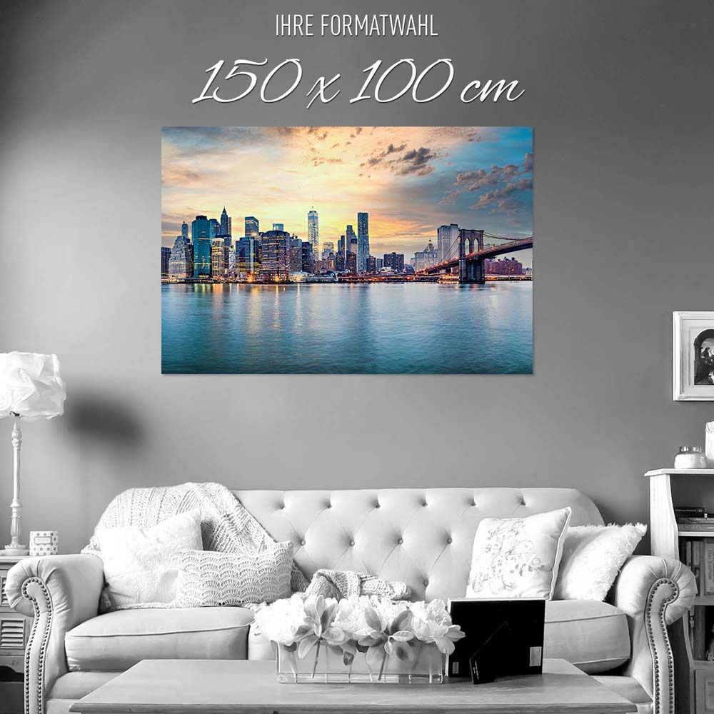 Skyline New York City als Poster 150x100cm