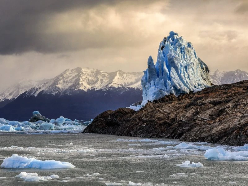 200x150cm großes Alu-Dibond Bild, Berge & Gebirge Perito Moreno Gletscher