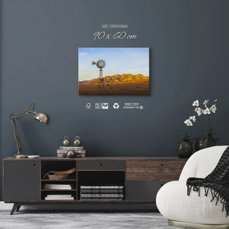 Keilrahmenbild Berge & Gebirge, Ranges National Park Australien 90x60cm groß