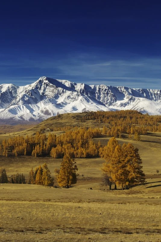 Poster 40x60cm im Hochformat, irgendwo in Russland Berge & Gebirge