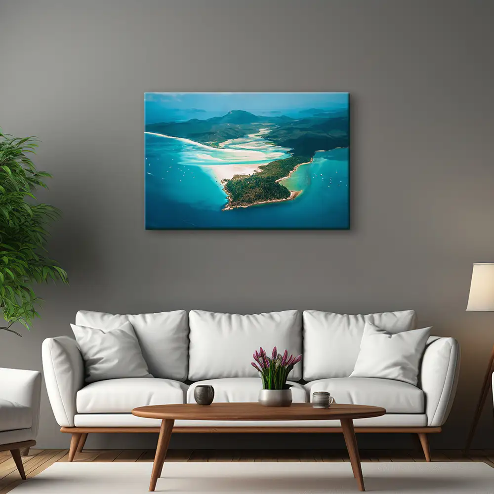 Strand & Meer Panorama Australien als Keilrahmenbild 120x80cm