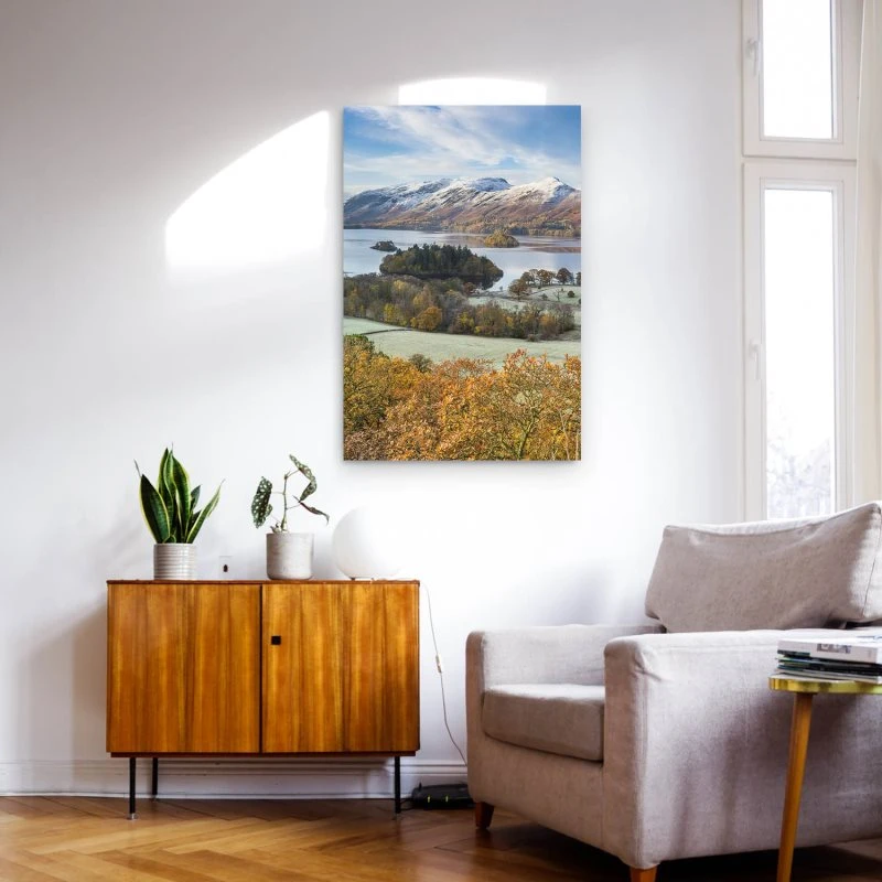 Poster Derwent Water England Berge & Gebirge, 70x100cm groß