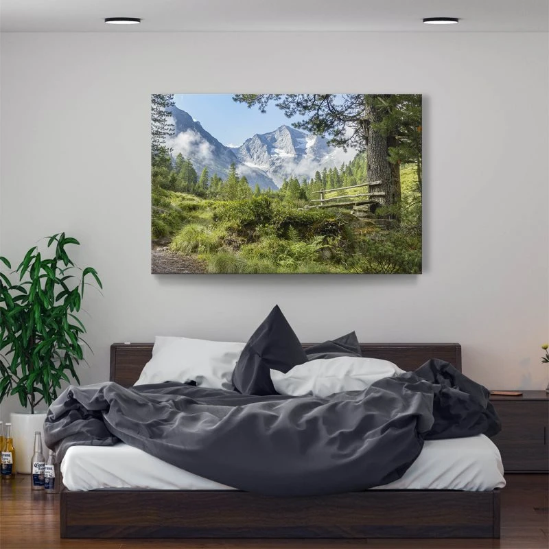 Berge & Gebirge Zillertal Tirol als Keilrahmenbild 200x150cm