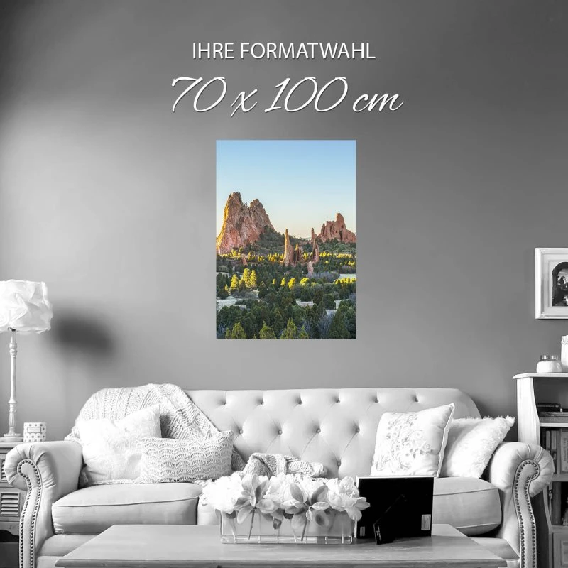 Poster Garden of the Gods USA Berge & Gebirge, 70x100cm groß