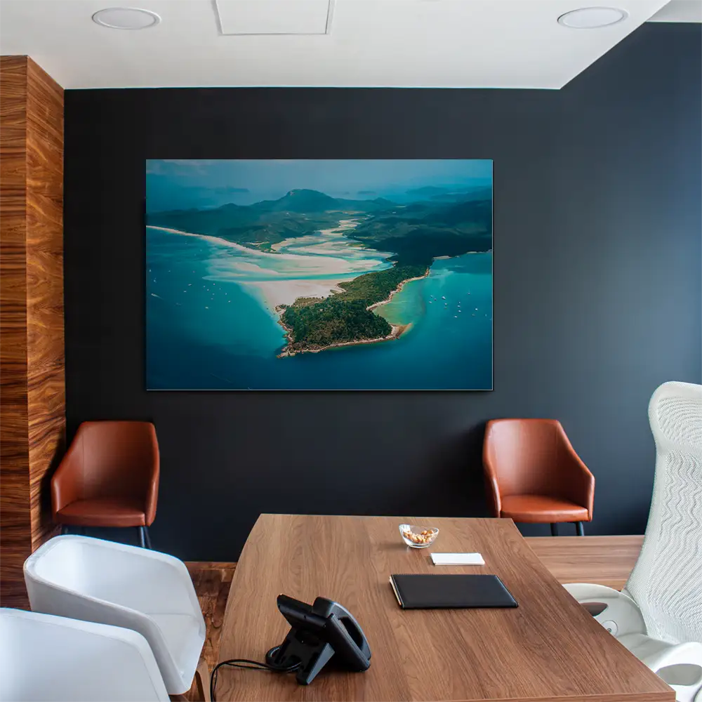 Alu-Dibond Bild XXL, Strand & Meer Panorama Australien 160x120cm groß