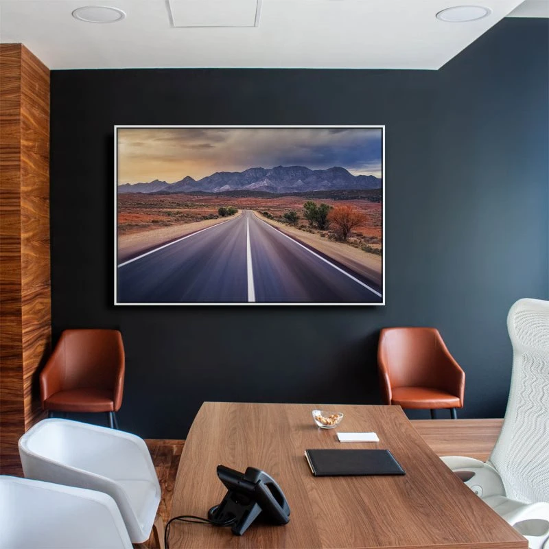 Berge & Gebirge Roadtrip Autralien im weißen Bilderrahmen, 160x120cm