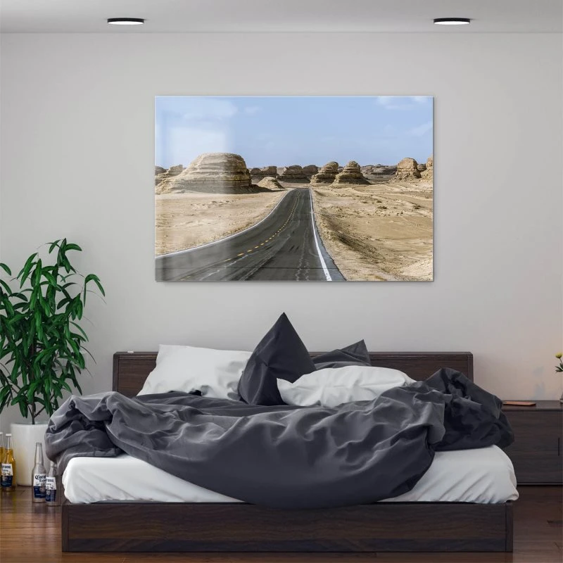 Berge & Gebirge Wüste Gobi als Acrylglasverbund Bild 150x100cm