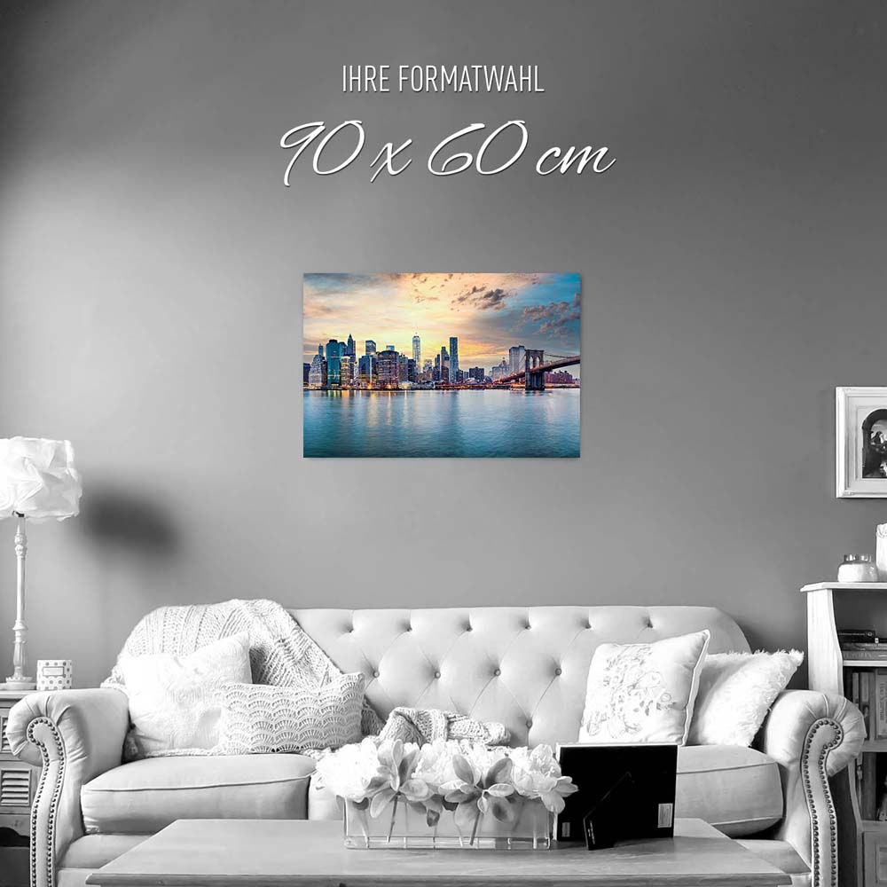 Poster 90x60cm groß, Skyline New York City