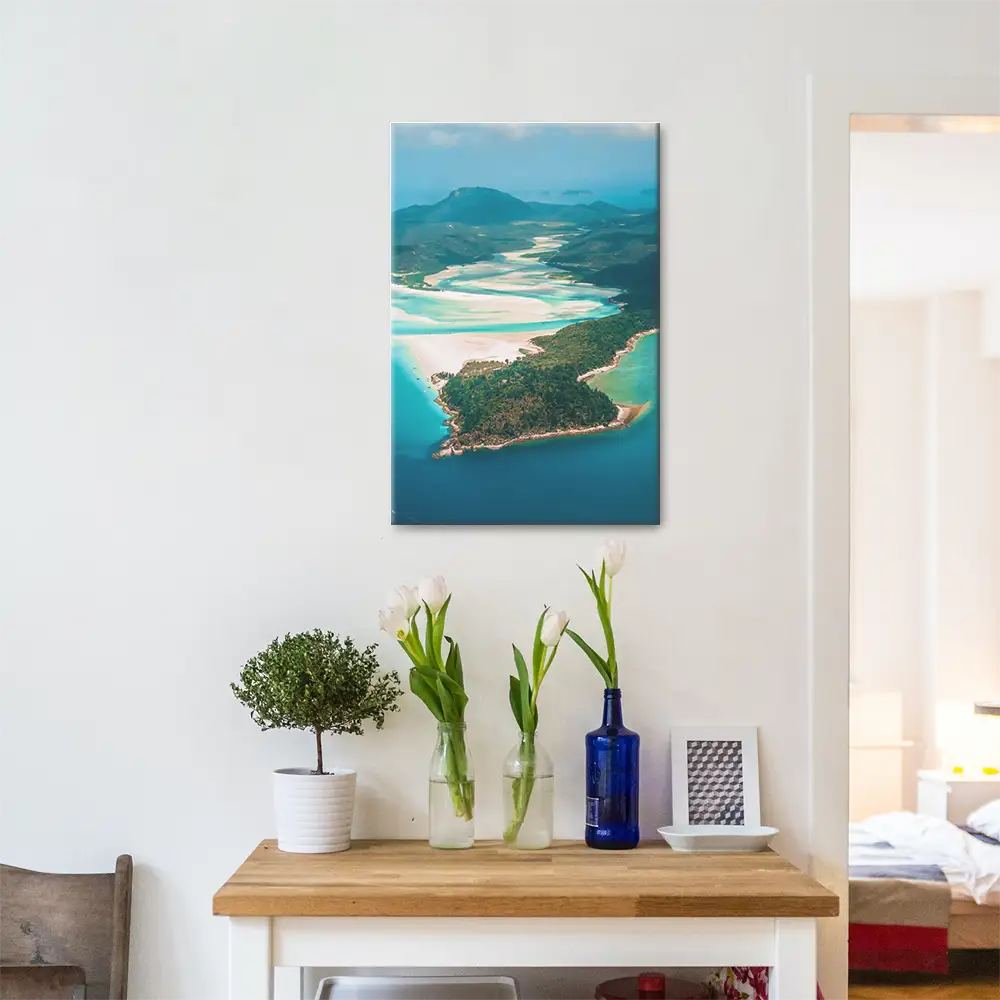 Leinwandbild Hochformat Strand & Meer Panorama Australien 80x120cm