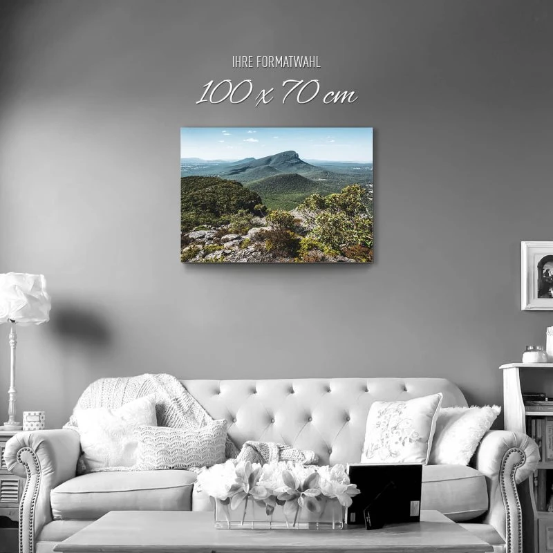 Alu-Dibond Bild Mount Abrupt Australien, Berge & Gebirge, 100x70cm groß