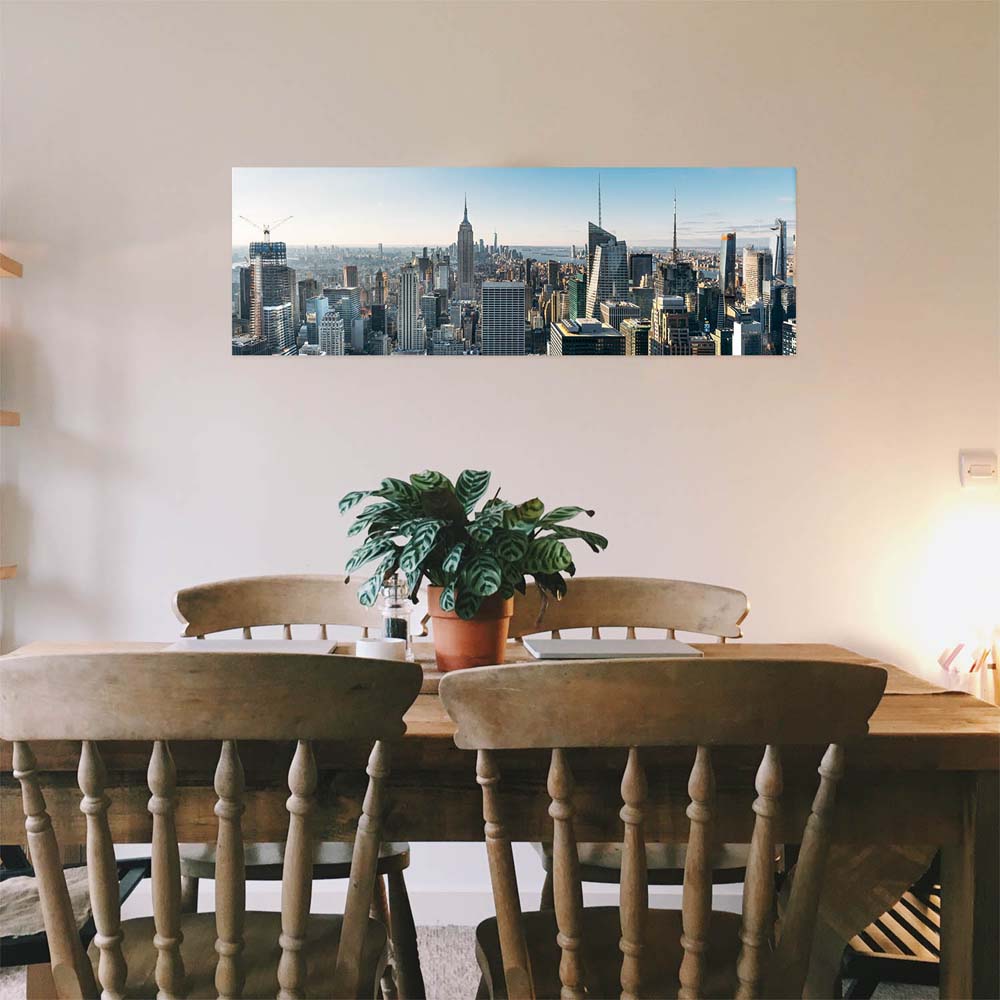 Panorama Poster 150x50cm, Skyline New York Empire State