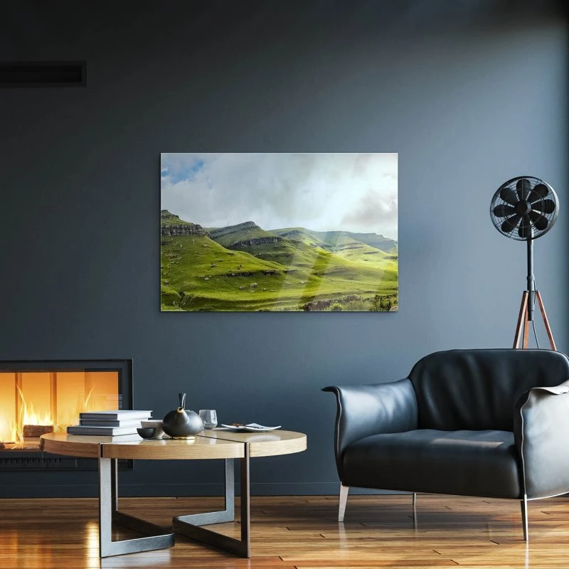 Berge & Gebirge Südafrika Mkhomazi als Acrylglas Bild 90x60cm
