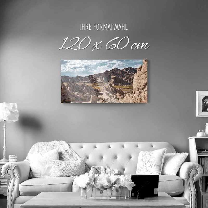 Berge & Gebirge Quebrada de las Flechas als Acrylglas Bild 120x60cm