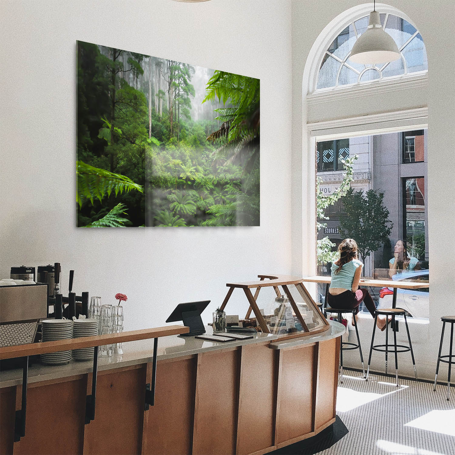 Panorama Acrylglasbild 180x90cm Regenwald Dschungeltraum