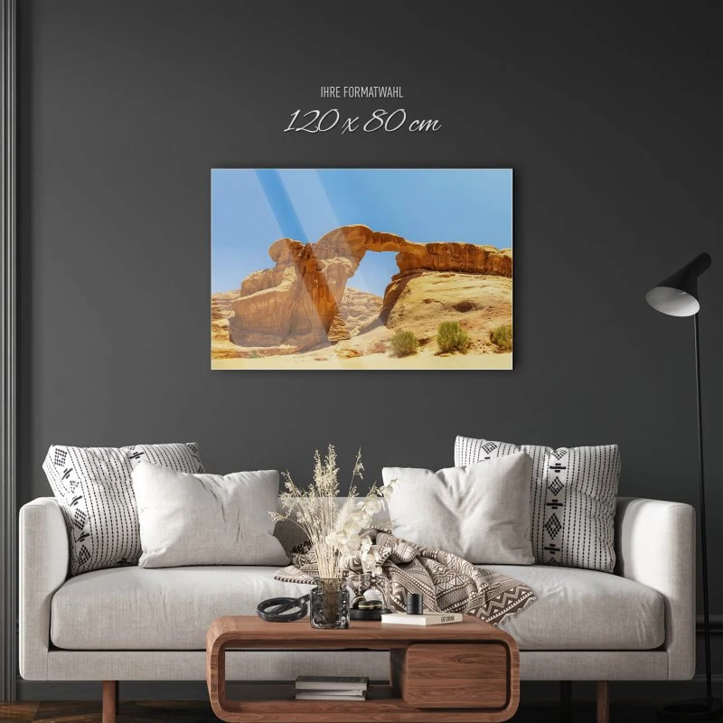 Berge & Gebirge Wadi Rum Wüste als Acrylglas Bild 120x80cm