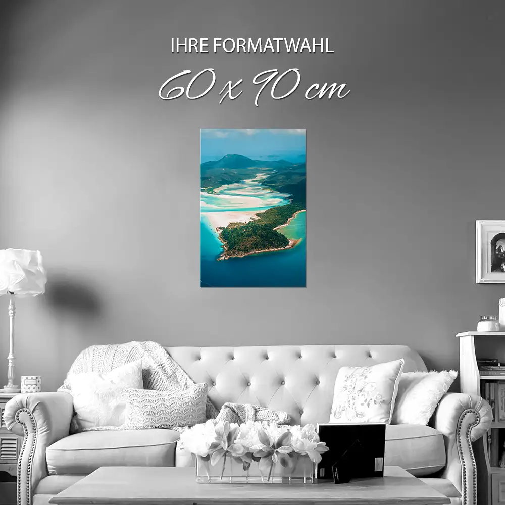 WandPoster Hochformat Strand & Meer Panorama Australien, 60x90cm