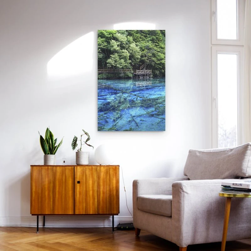 Poster China Jiuzhaigou  Flüsse & Seen, 70x100cm groß