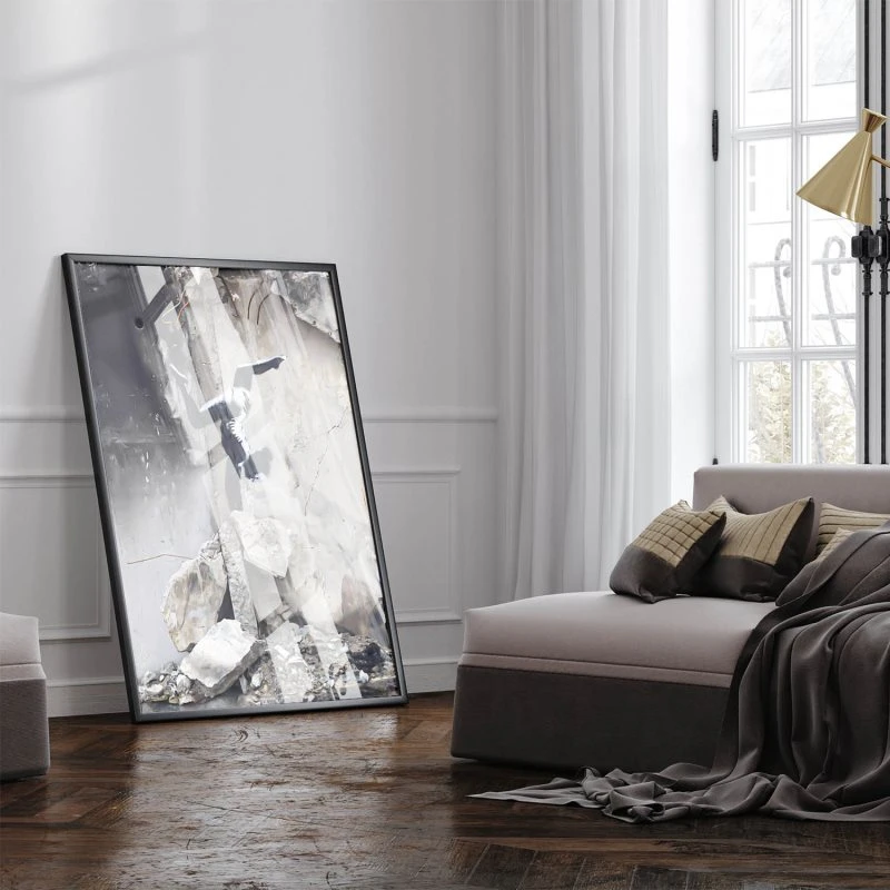 Banksy Ukraine Handstand Poster XXL 100x150cm im Hochformat