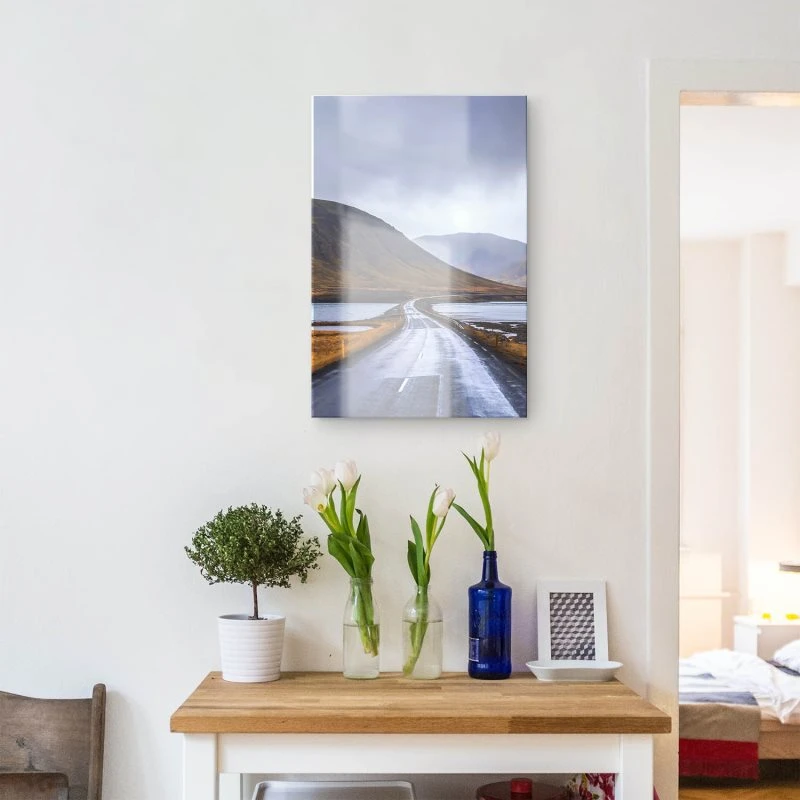 Berge & Gebirge im Hochformat, Halbinsel Snæfellsnes Island als Acrylglas Bild 80x120cm