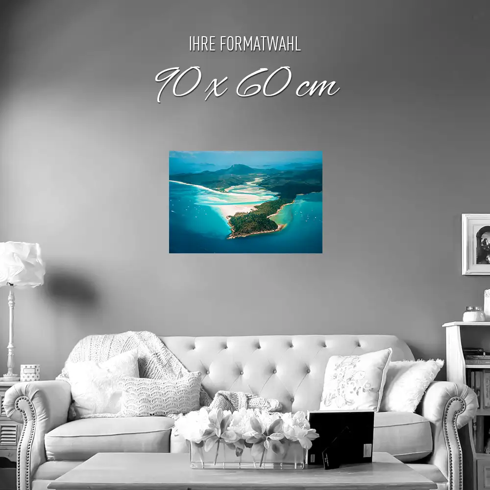 Poster 90x60cm groß, Strand & Meer Panorama Australien