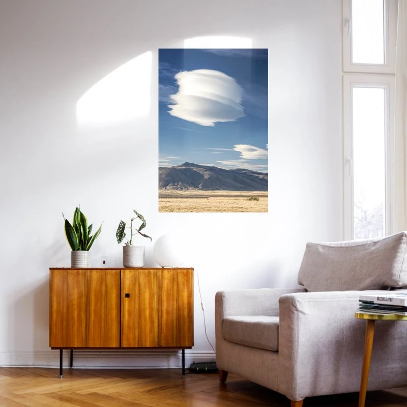 WandPoster Berge & Gebirge Wolken in Patagonien, 60x80cm