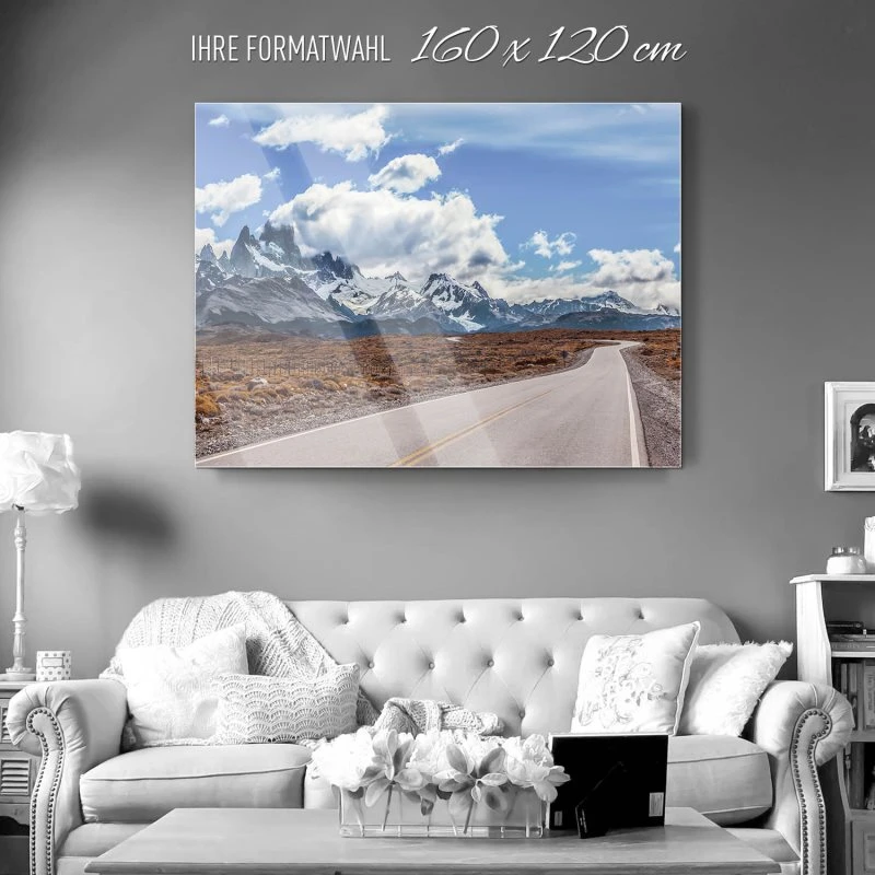 Berge & Gebirge Fitz Roy als Acrylglasverbund Bild 160x120cm